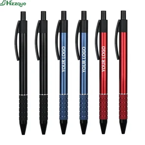 Wholesale Business Grade Aluminum Metal Gel Pens Multicolor 0.5mm UV Printing Custom Logo for Promotional Use