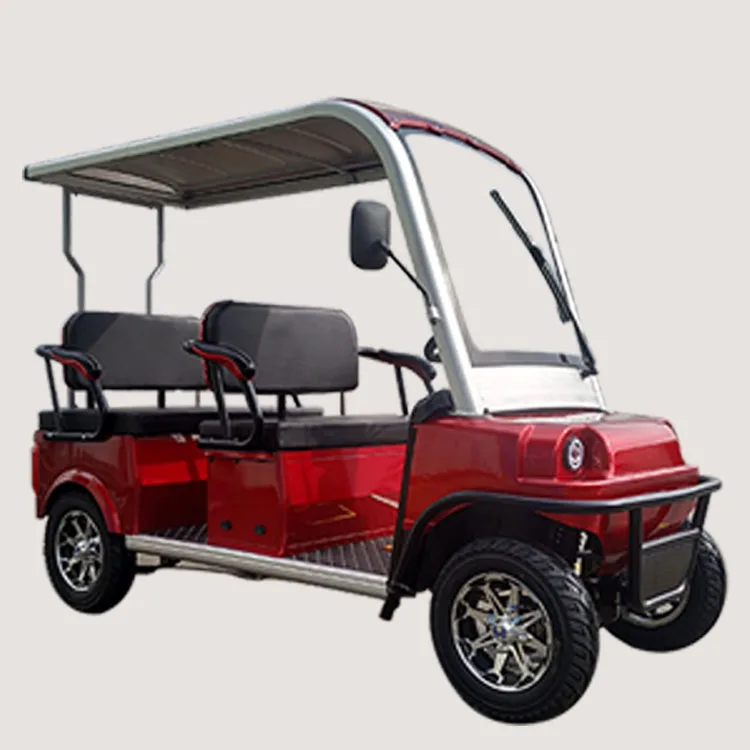 Бензиновый двигатель тележки гольфа 6 местный гольф-кары электро туристический автомобиль
