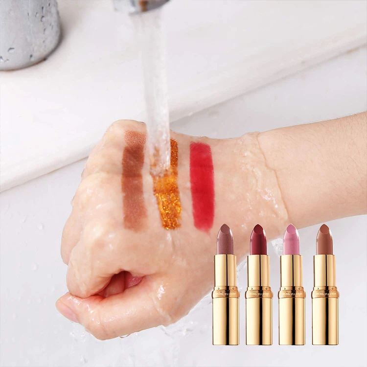 Makeup Set Kit Supplier Moisturizing Creamy Long Lasting Waterproof Lipstick Rose Gold Cruelty Free Vendor