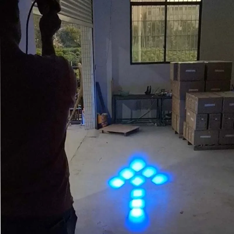Flashing Arrow Beam Warehouse Safety Spot Light Arrow Warn Light Forklift Projection Light