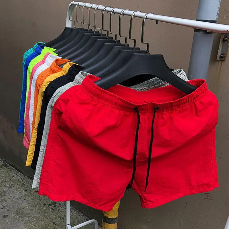 Custom Logo Men's Casual Gym Shorts Summer Mesh Jogger Sweat Shorts with Beach or Swim Capabilities Blank Sports Pant