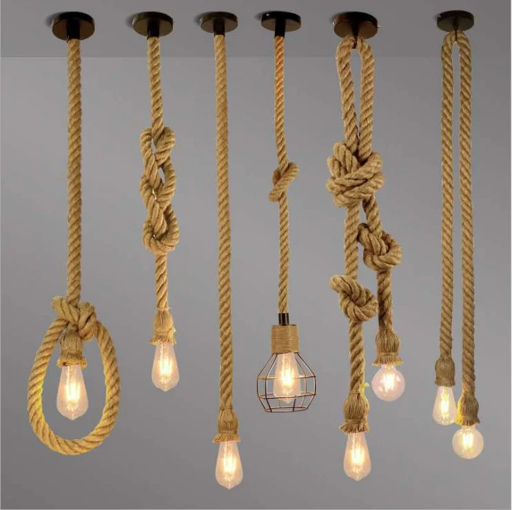 jute rope light