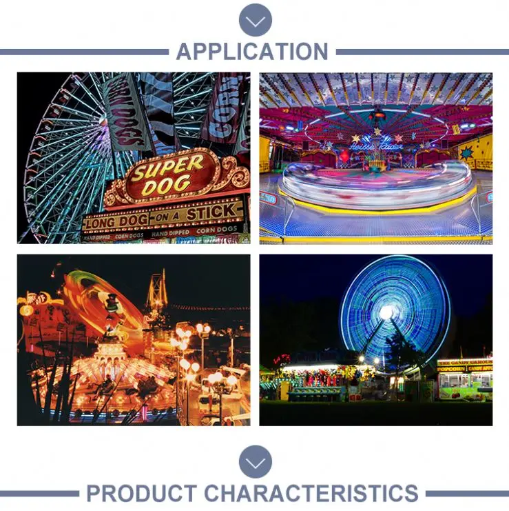 IP65 Programmable 2W E14 AC24 RGB LED Cabochon Light Fun Amusement Lamp