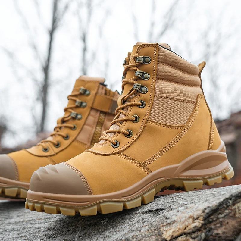 L603 High Cut Side Zipper Work Boots - Safety & Comfort