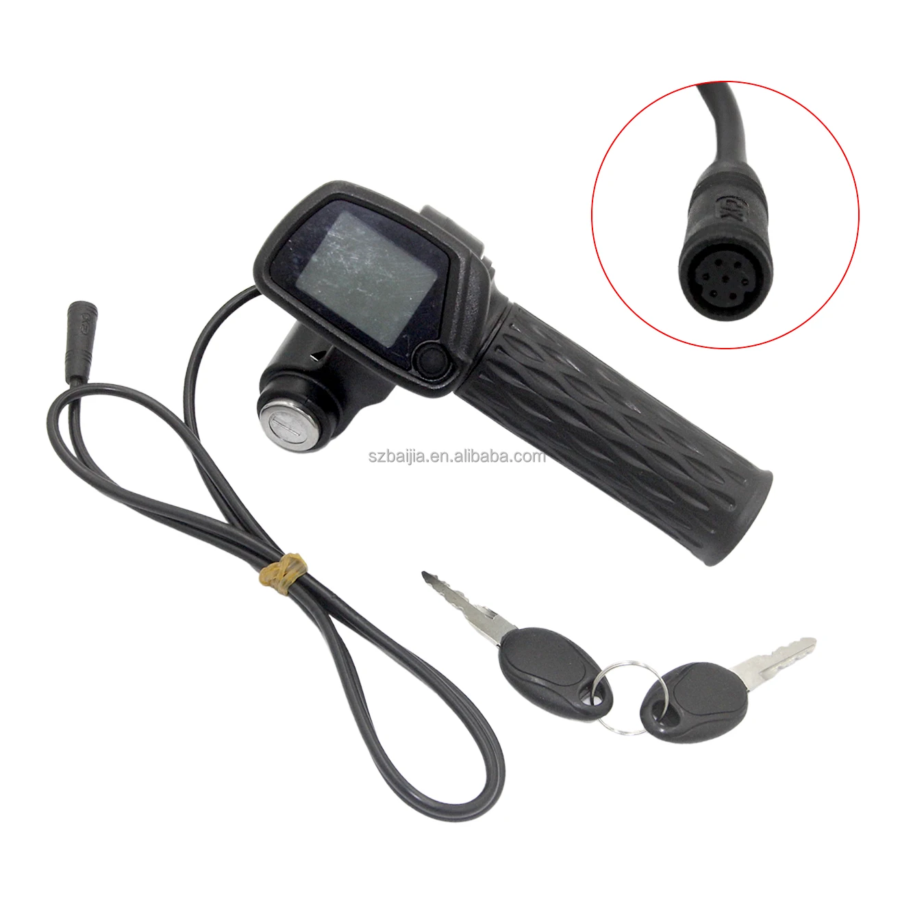 original Kugoo Wish 01 scooter throttle Display Handle Grips for Kugoo Wish 01 Scooter ebike electric scooter accessories parts