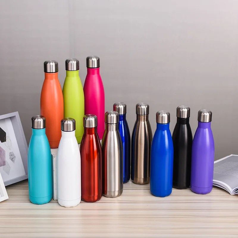 Engraved 500ml Insulated Metal Water Bottle