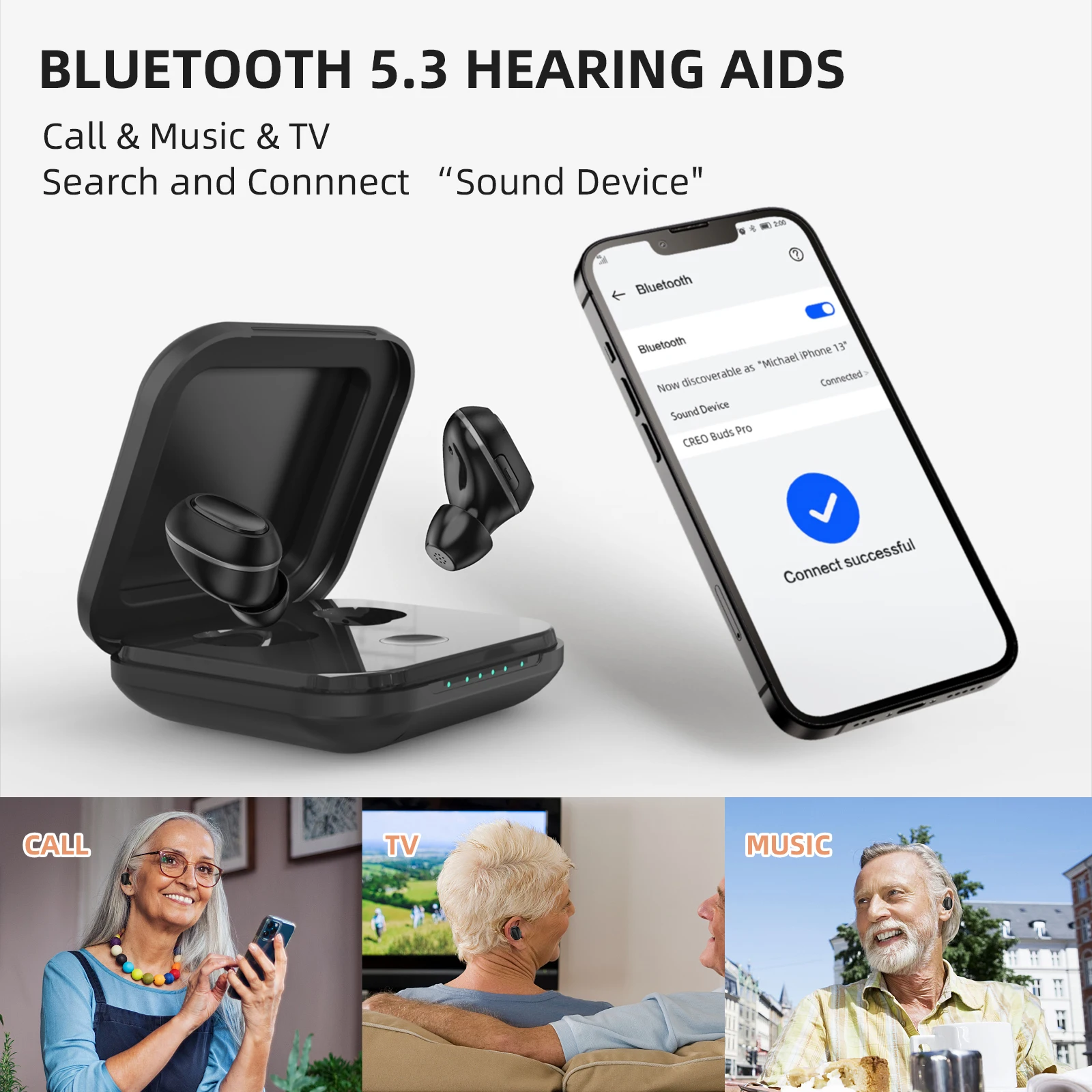16 Channel Hearing Aids Full Frequency Noise Reduction Digital