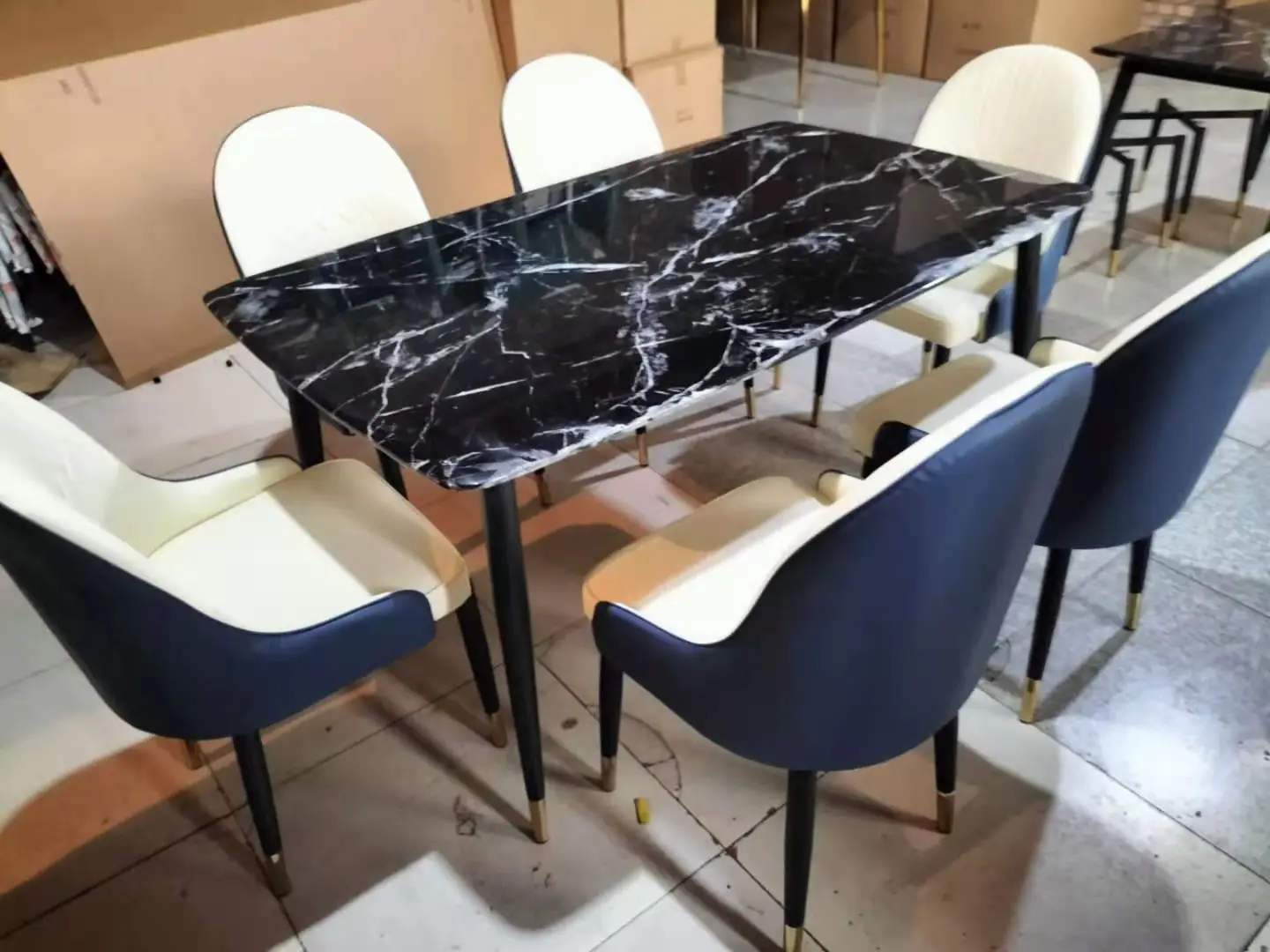 Marble Dining  Table Factory Home Using