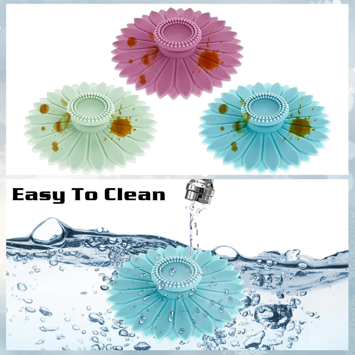 Food-Grade Silicone Tea Cup Lids Anti-Dust Reusable Mug Lid for Coffee & Tea Cute & Wear Resistant manufacture