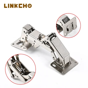 Heavy Duty 170 Degree Buffer Damping Hydraulic Hinge Frog Fold Hinge Thick Door Large Angle Hinges