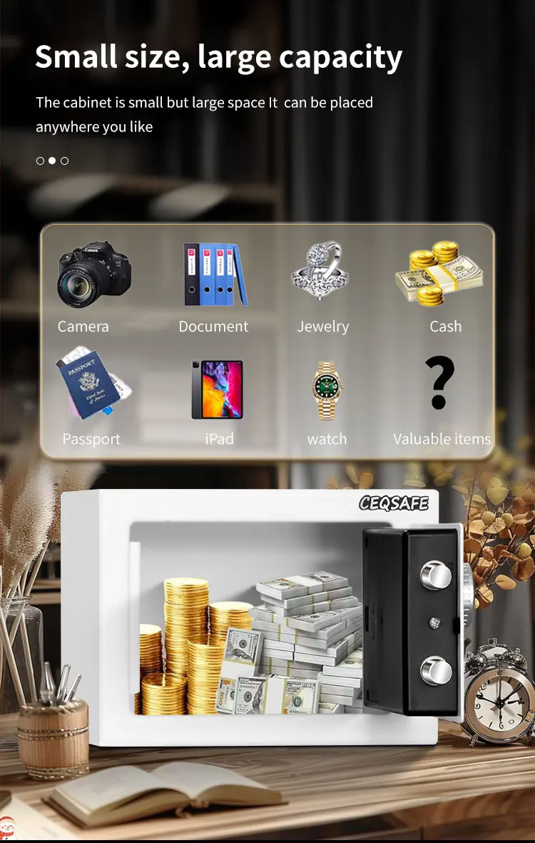 CEQSAFE High Quality Metal Electronic Code Key Mini Safe Money Box factory