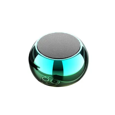 M3 Colorful Wireless Speakers 3d Mini Electroplating Round Steel Cannon Blue Tooth Cup Hi Fi Speaker