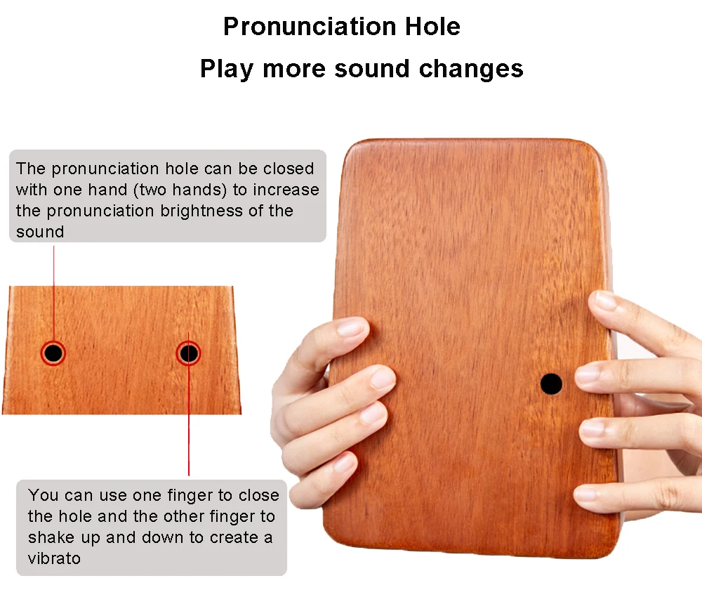17 клавиш калимба большой палец фортепиано красное дерево мини музыкальный инструмент завод оптовая продажа набор