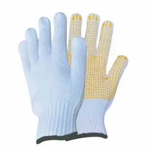 ☆送料・関税込☆PARTIMENTO★RIBBED KNIT LONG GLOVES★ Firm Grip Dotted Gloves Durable String Knit Nonslip Dots