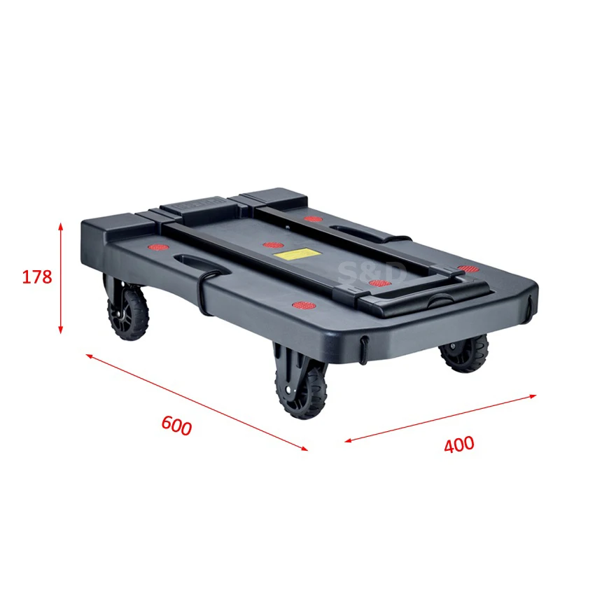 Kg Loading Compact Flatbed Lightweight Portable Retractable Five