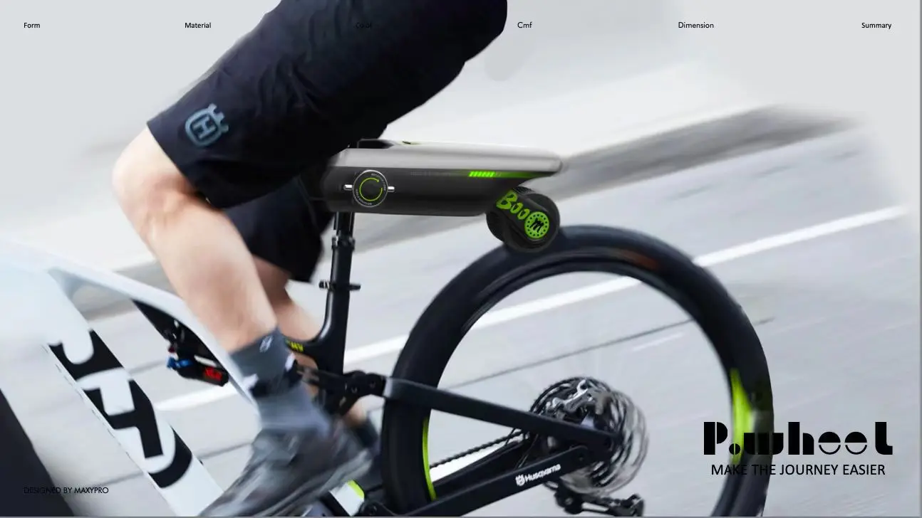 PWheel 200W Electric Bike Assist Device - Enhance Your Ride Up to 25 km ...
