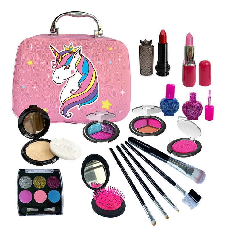 Oem Odm Make Up Kit Real Washable Makeup Set Toddler Princess Dress Up 