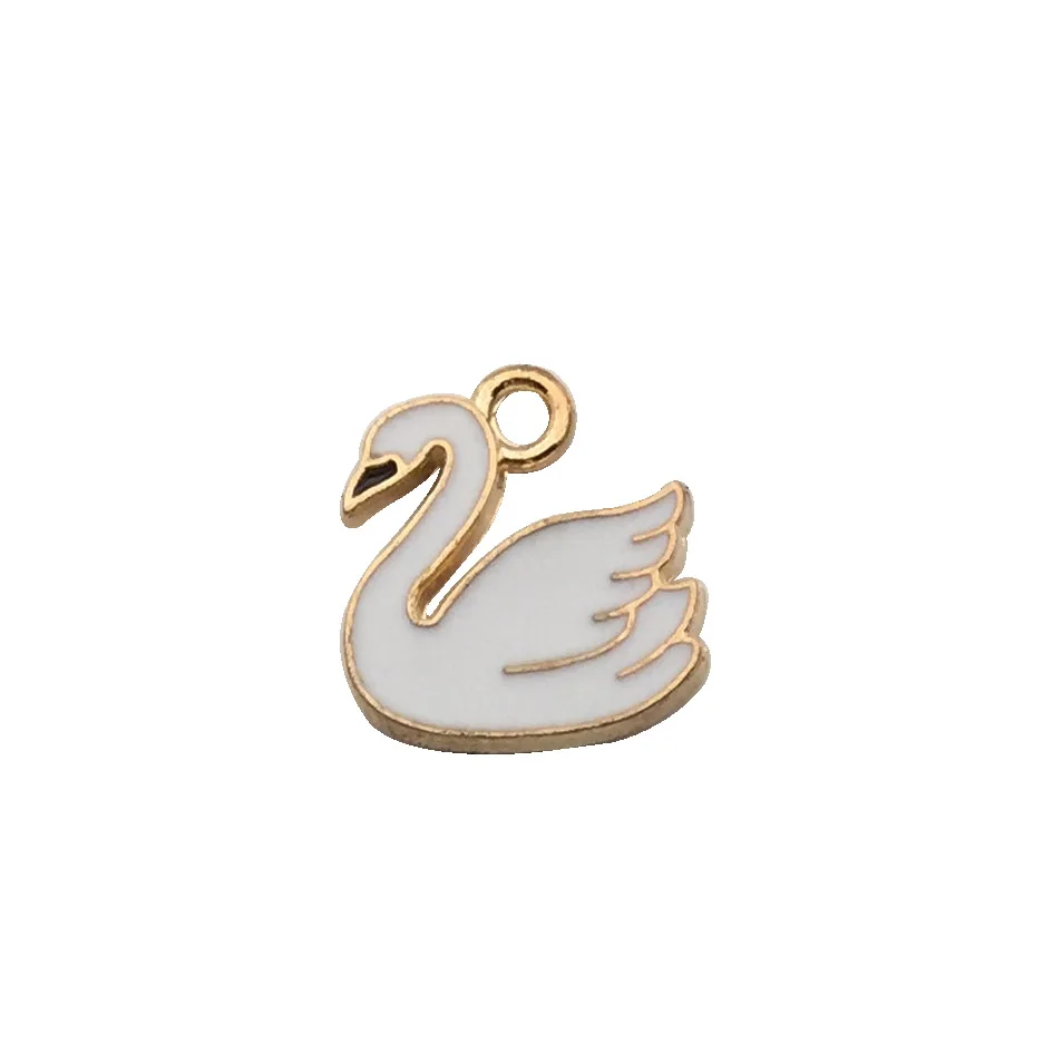 new metal enamel charms fish tail