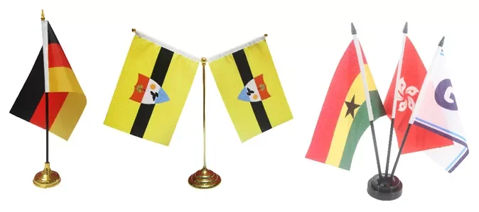 International World Country Flags - Double Side Mini Desk Flags for ...