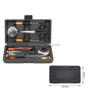 10pcs Hardware tool box set household manual combination repair kits, repair tools for cars motorcycles and bicycles