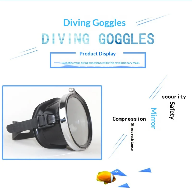 Professional Underwater Mask Adults, Silicone Anti-fog Diving Goggles, Swimming Fishing Goggles For Men And Women_voghion.com