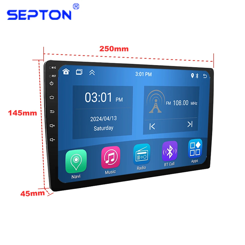 8257 Wireless CarPlay 8 Core Android Car Radio, 7-10 Inch IPS