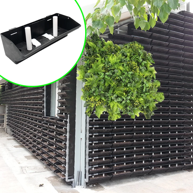 Outdoor Garden Hydroponics Green Wall Container Plastic Decorative