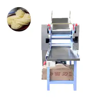 Mold replacement Commercial fresh automatic noodle production Thin round noodles making machine Dumpling sheeter making machine