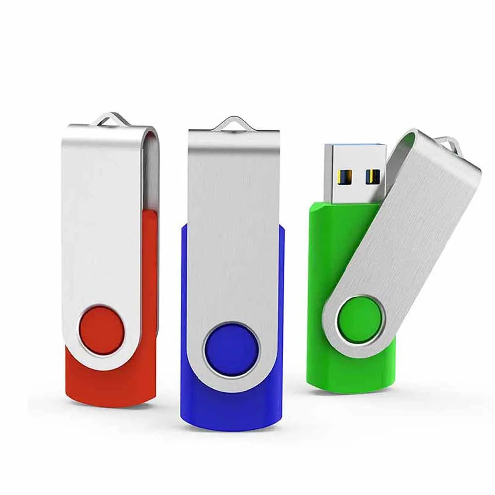 Custom USB Flash Drives Pen Drive Stick 2GB 4GB 8GB Pendrive Swivel USB