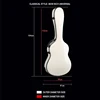 Custodia per chitarra classica da 38/39 pollici in fibra di vetro