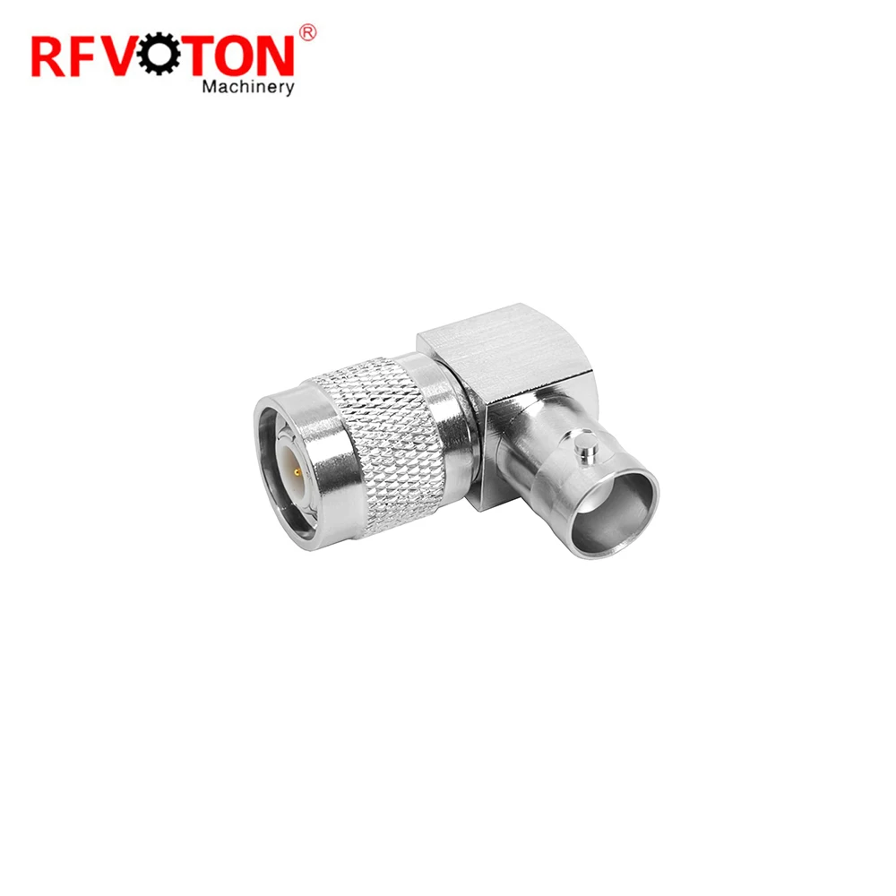 Factory supply Wholesale TNC male Plug 90 degree right angle Elbow to BNC Female Jack RF Coax Coaxial Adapter adaptor Converter factory