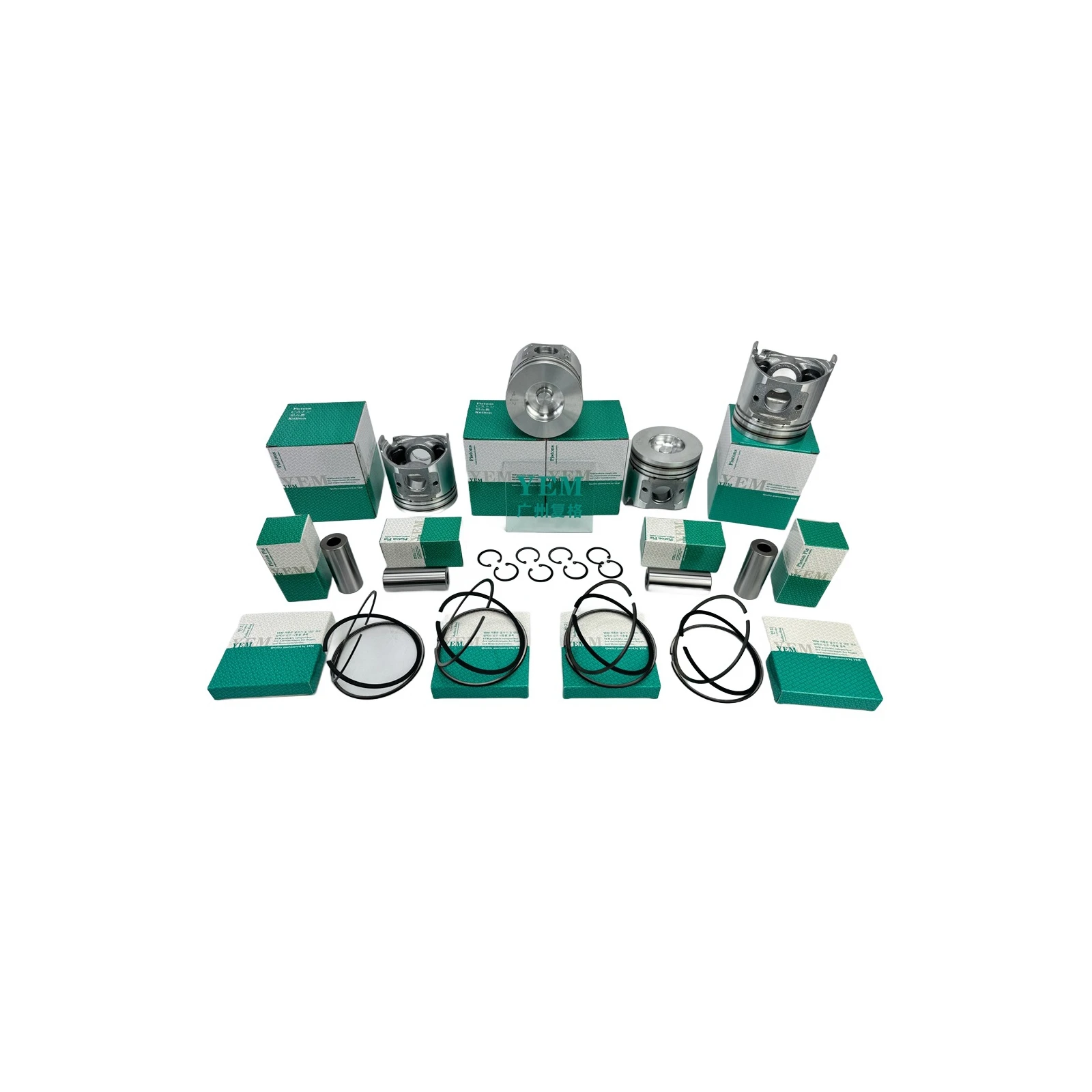 4M42 4M50 4M51 6D14 Piston Kit for Mitsubishi Industrial Machinery Engine Parts