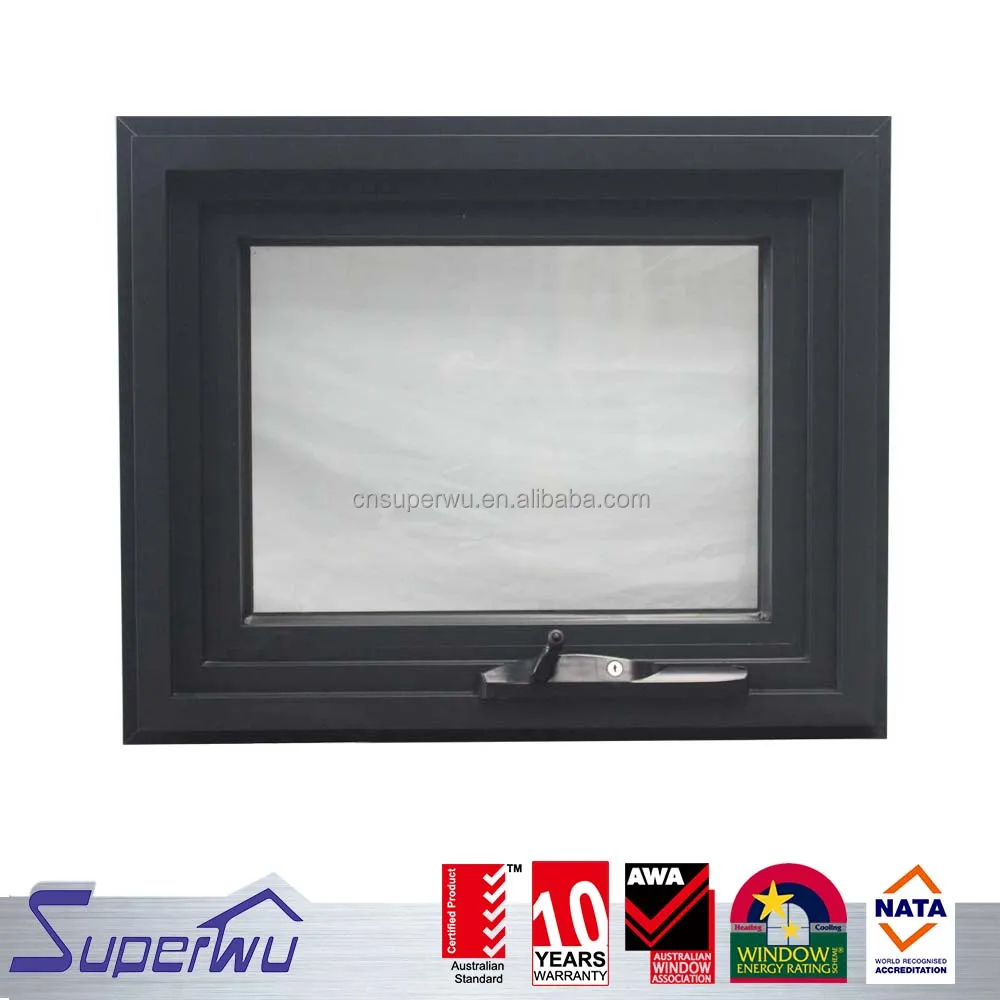 Aluminum Top Hung Window Double Glazed Comply with NAFS Standard