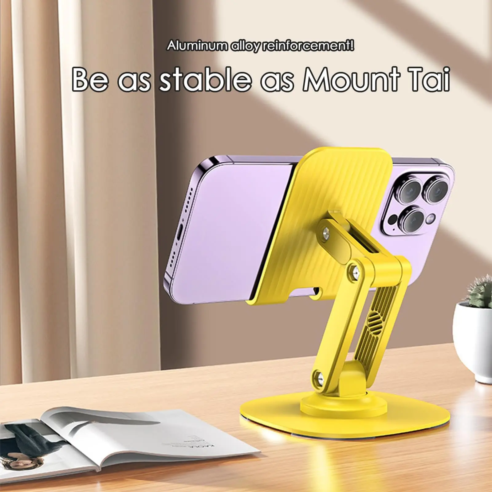 Great Roc New Arrival 360 Mobile Phone Holder Rotatable Phone Stand Compatible with All the Sizes Smartphones 360 Phone Stand