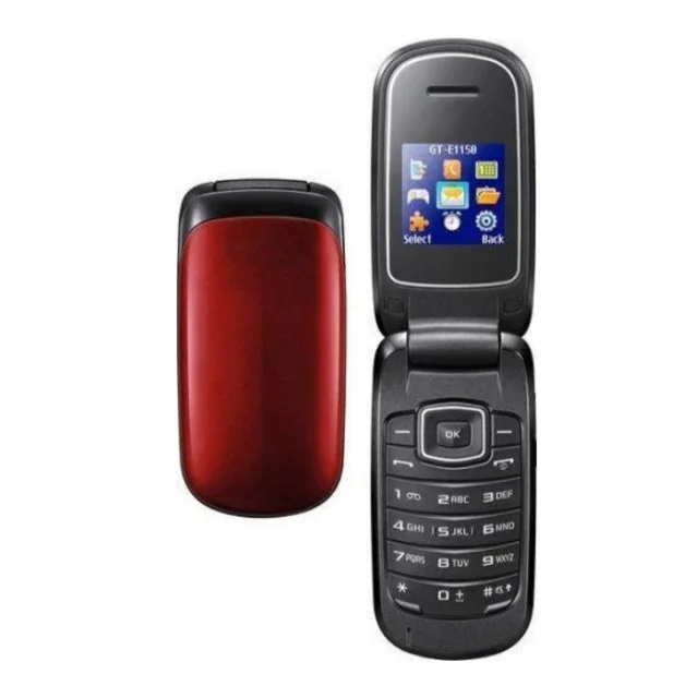 Free Shipping for Sam E1150 Factory Unlocked Original Simple Super Cheap Classic Flip Mobile Cell Phone by Post