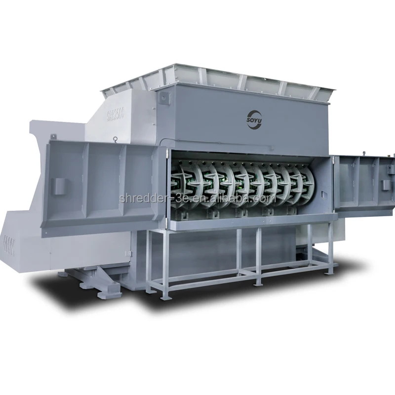 Refuse Derived Fuel (RDF) Shredder/waste Shredding/Fabric/leather/textile/MSW Shredder