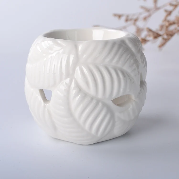 Pottery Aromatherapy Candle with Essential Oil Diffuser Ceramic Candle Jar for Home Decoration for Christmas