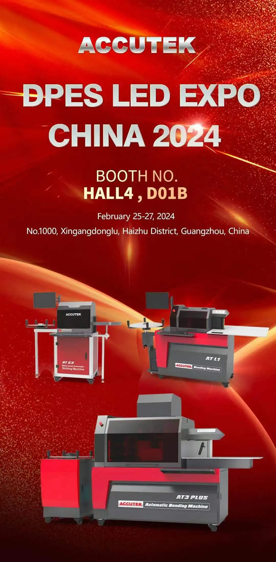 Accutek AT2 China Famous Luminous Alphabet Edge Bending Machine ...