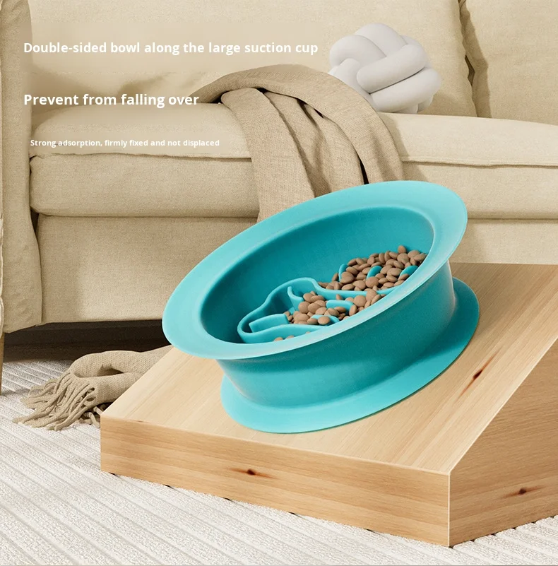 New Multifunctional Anti-Choking Silicone Pet Bowl Slow Food Licking Mat for Cats and Dogs supplier
