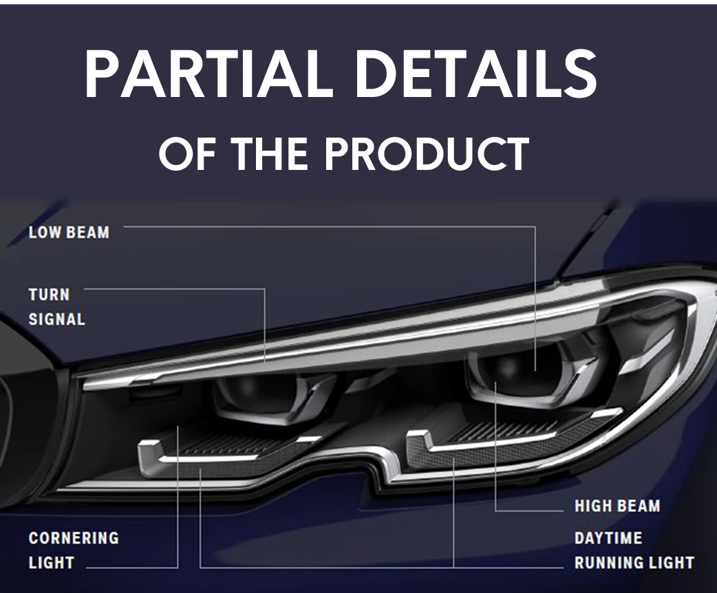 Full Led Adaptive Headlight For Bmw 5 Series 20172020 G38 G30 Auto