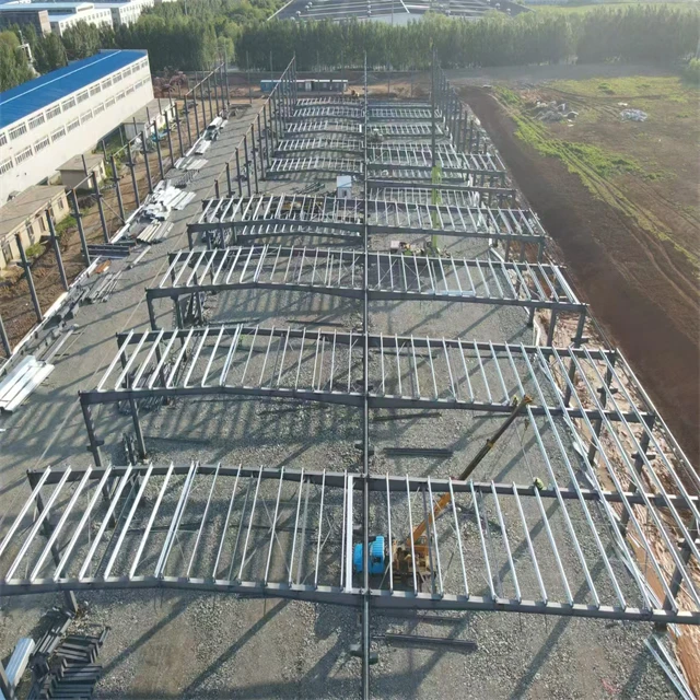 Steel Structure Metal Buildings Cost Galvanized Residential Zimbabwe Building Fittings Steel Structure