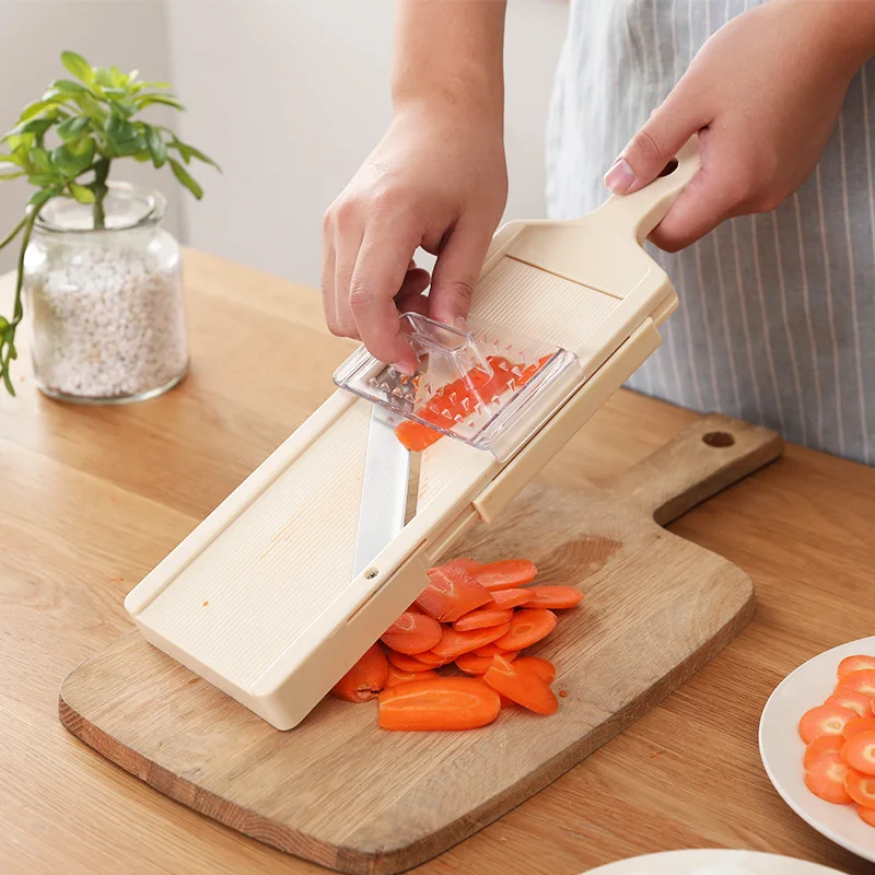 mandoline slicer with 4 japanese stainless