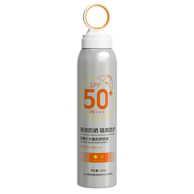 Sunscreen Spray SPF50 PA+++ Spectrum UVA/UVB Protection Hydration Water Resistant Lightweight Full Body Sunscreen