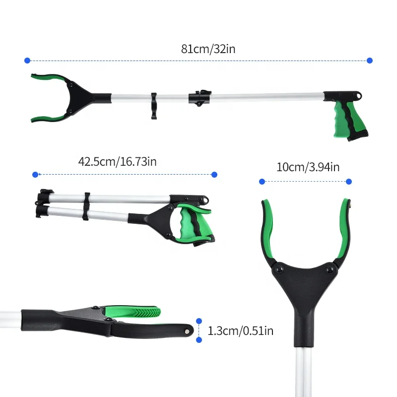 Garbage Forceps Grabber Reacher Tool Outil De Saisie Rubbish Litter Waste Trash Tongs Picker Grabber Tool