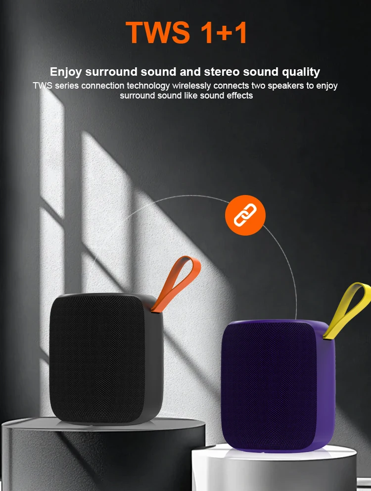 Kisonli Q40 China Manufacturer Mp3 Mini Subwoofer Portable Bt Speaker