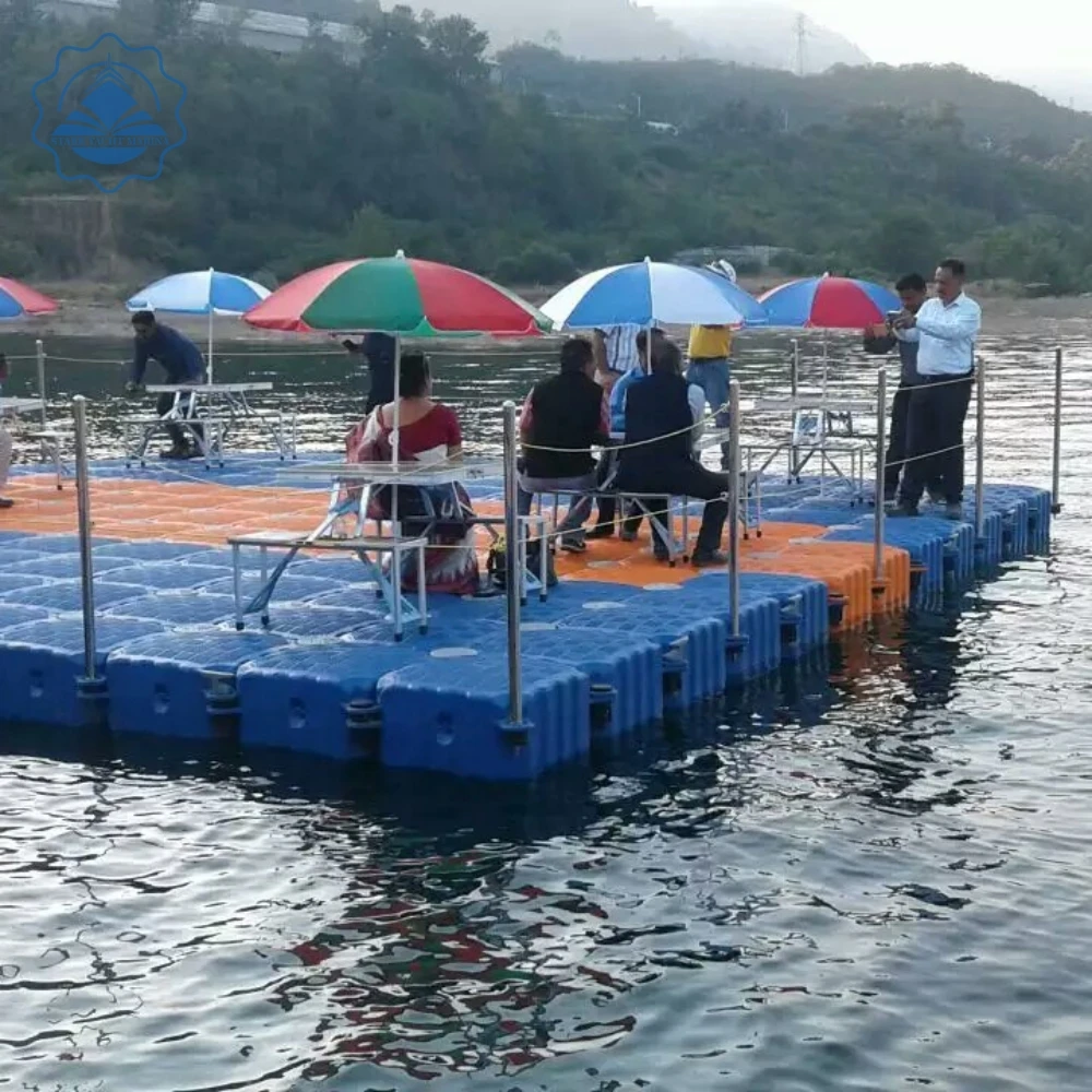 Floating Jetty Pier Plastic Floating Dock Modules Pontoon Cubes Floating Dock