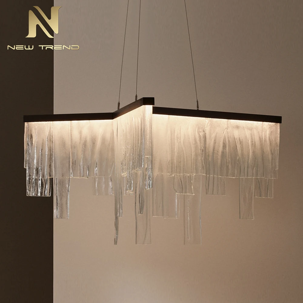 CPL-469 Contemporary Hand-Blown Glass Chandelier Custom Artisan LED Suspension Lamp for Luxury Living Room