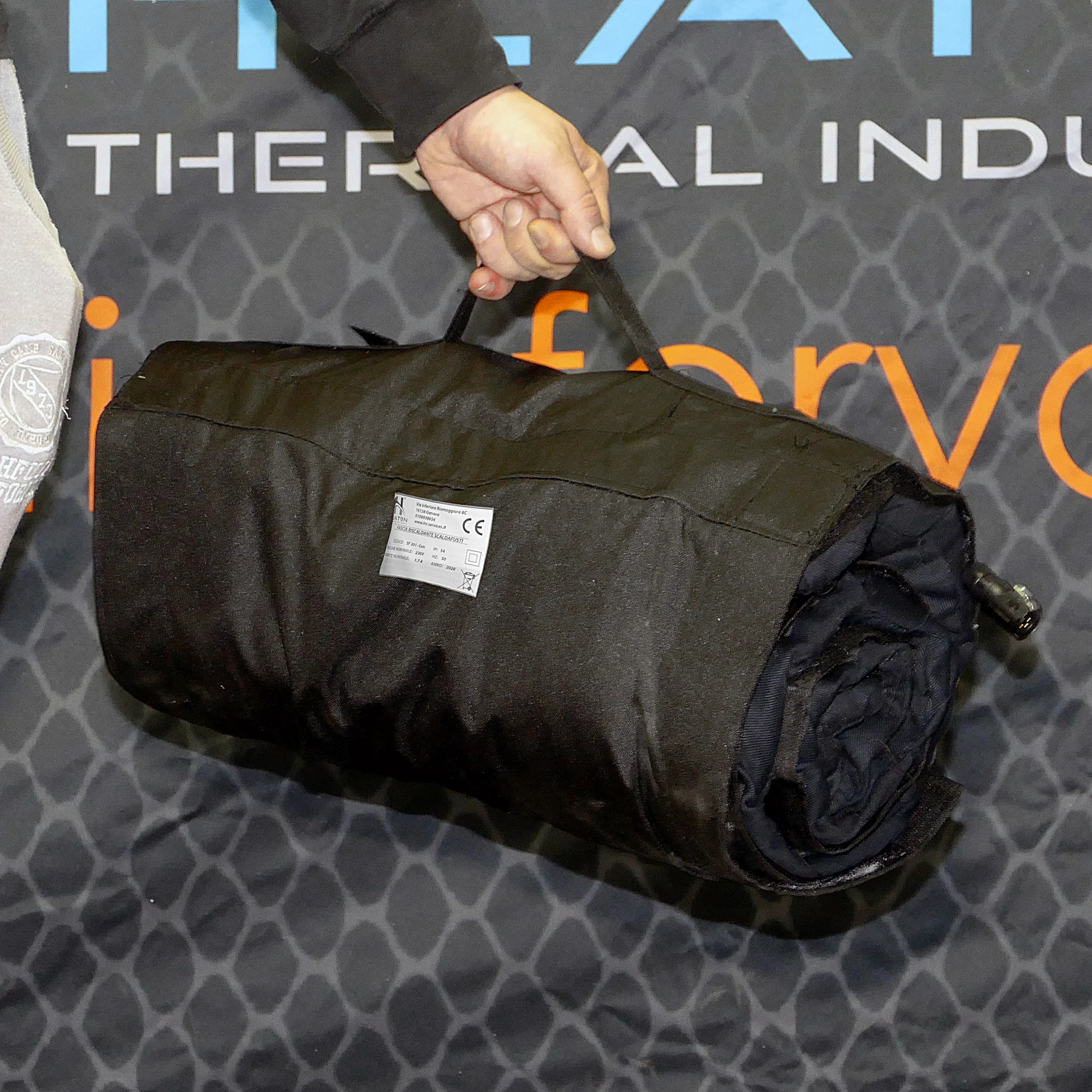 MADE in ITALY Fixed Temperature 50L 13Gal Heater Barrel Drum Blanket Indoor Outdoor 120V 230V 380V