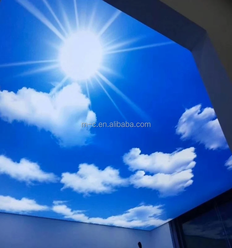 blue sky ceiling