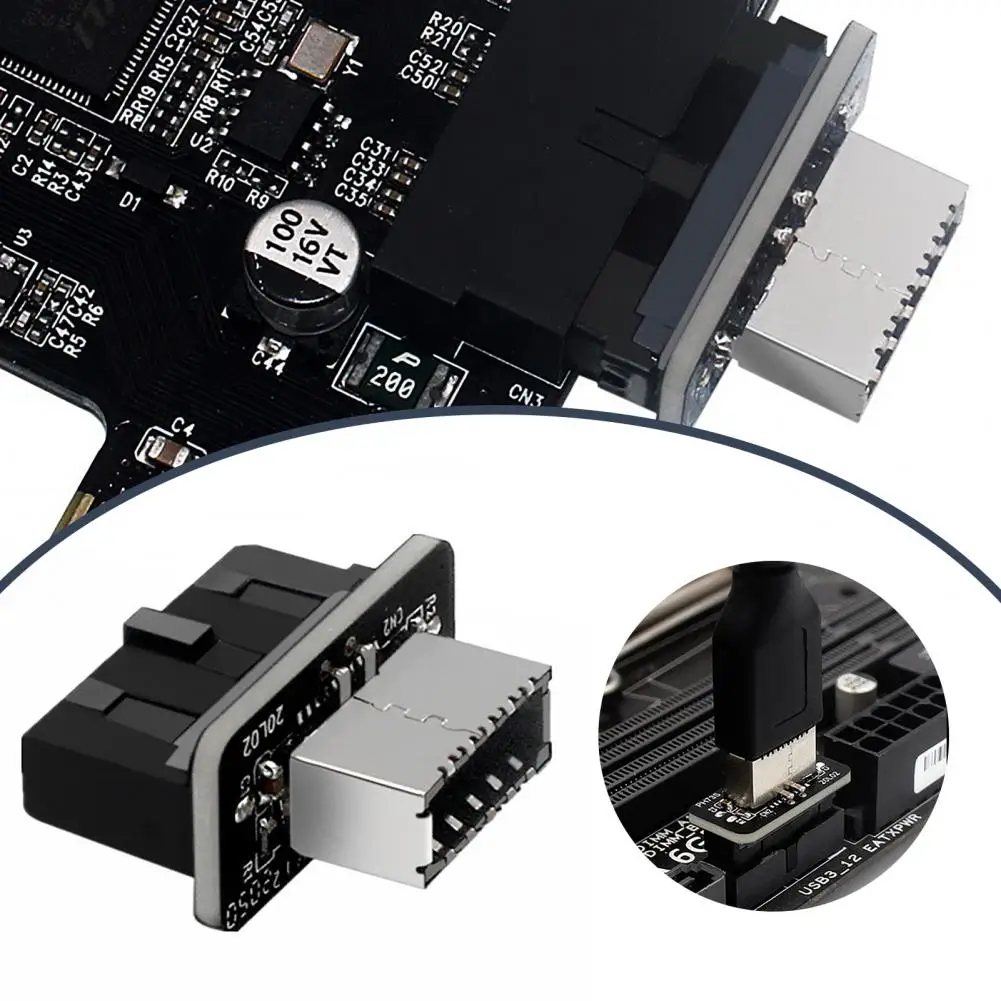 Usb 3.0 (3.1 Gen 2) 19 Pin Header To Usb 3.1 Type-e To 20 Pin A-key ...